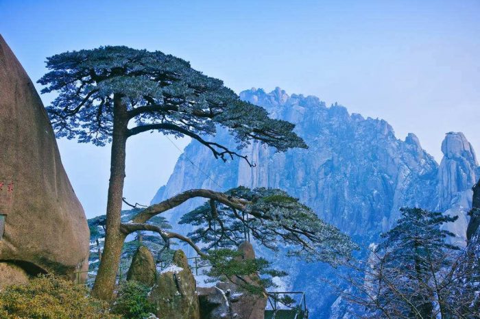 Destacados de China con la Extensión al Monte Huangshan