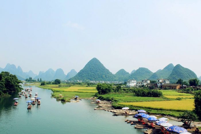 Viaje de 5 Días de Viaje de Guilin  & Ciclismo Yangshuo